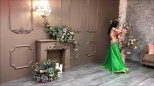 Красивый восточный танец .Хореография межансе . Екатерина Халезина 2022.