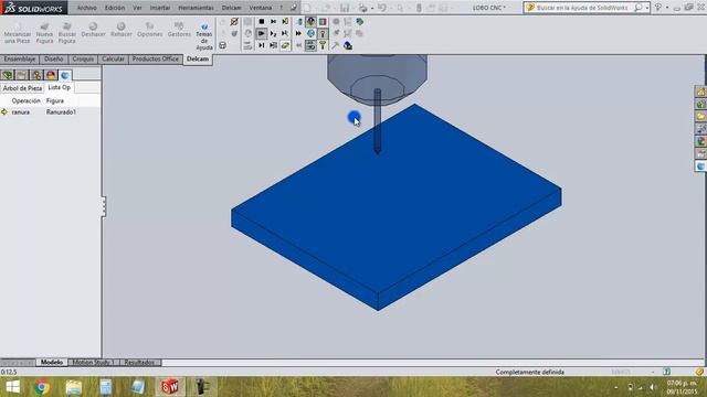 Grabado DELCAM - Wolf CNC HAAS смотреть онлайн
