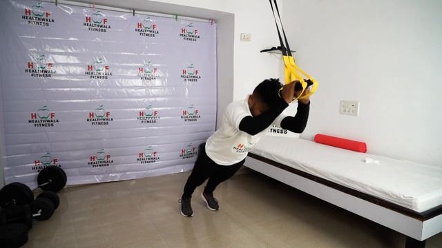 Triceps Extension With TRX Band Level 2 | How To Do Triceps Workout At Home With TRX Band