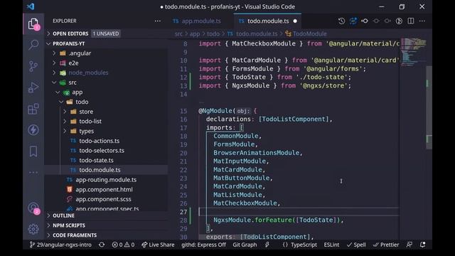 State Management in Angular Feature Modules with NGXS смотреть онлайн