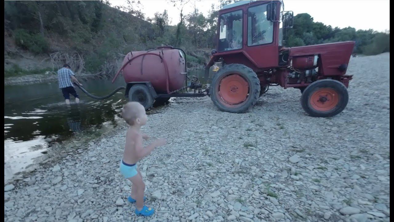 Часть 3. Отдых на море. Ищу морских обитателей. Отдыхаем на речке. К Санечку приехал трактор.2025 смотреть онлайн