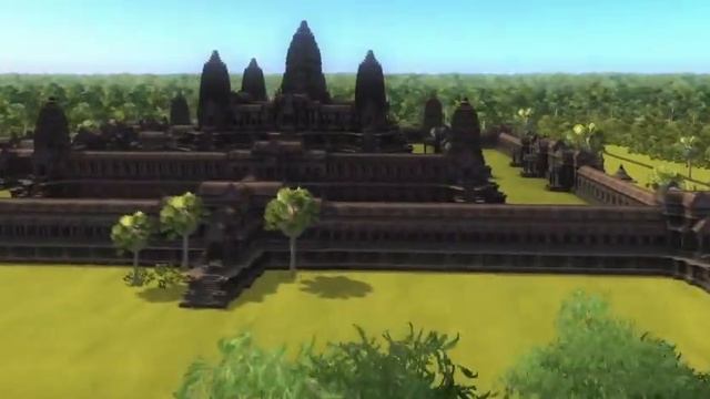 Интерактивная 3D-модель Ангкор-Ват, Камбоджа смотреть онлайн
