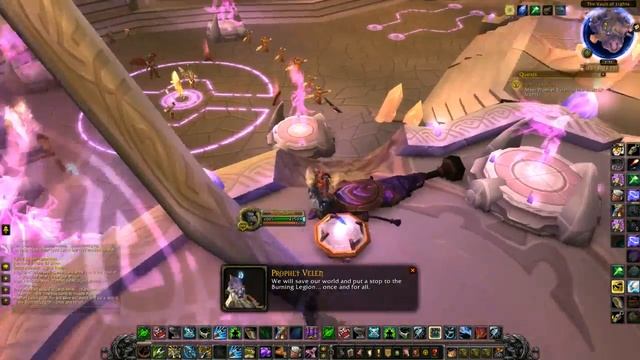 World of Warcraft Legion Argus starting quest chain (Alliance) смотреть онлайн