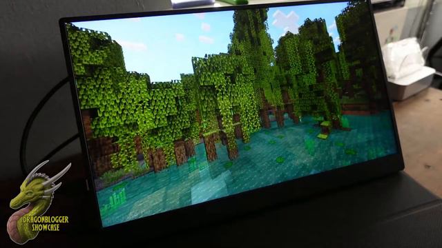 Playing Minecraft on NEWSOUL QLED Monitor смотреть онлайн