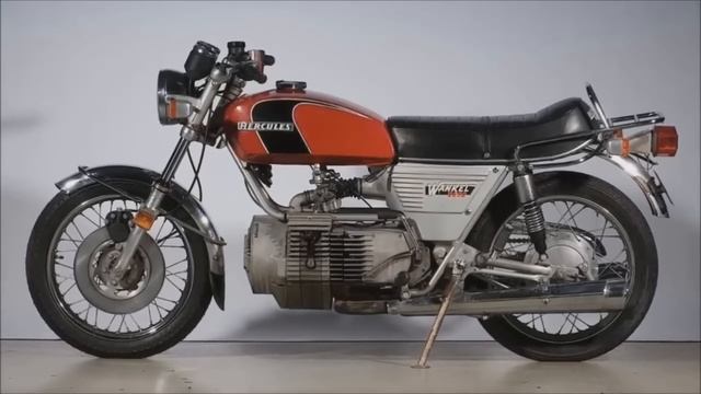 DKW W2000 / Hercules W-2000 Rotary - мотоцикл с роторным мотором Ванкеля смотреть онлайн
