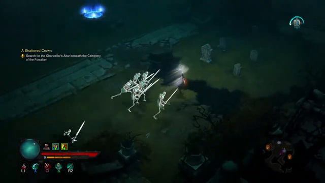 Diablo III: Reaper of Souls – Ultimate Evil Edition (English) playing as the dlc necromancer смотреть онлайн
