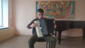 Й.С.Бах. Органна хоральна прелюдія До мажор. Тросман Олексій (аккордеон)