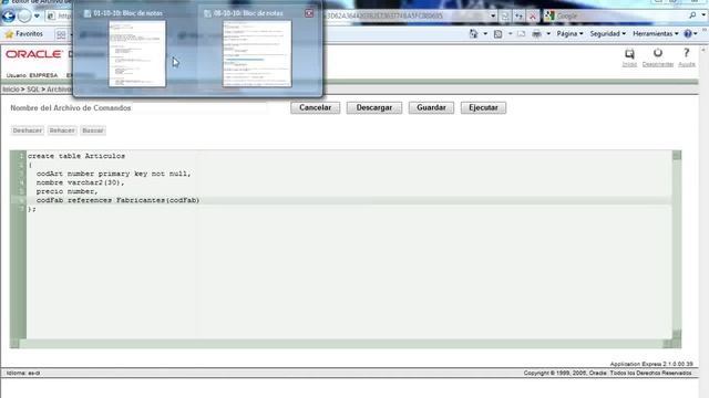 Crear usuario y tablas oracle смотреть онлайн