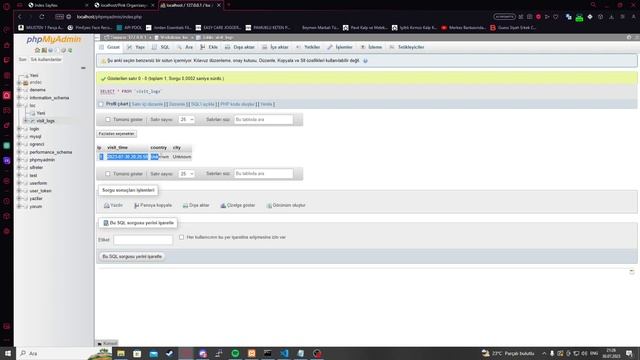 IP and Geolocation Logger PHP Script | IP ve Coğrafi Lokasyon Kaydedici PHP Scripti смотреть онлайн