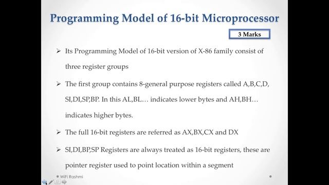 Programming Model of 8086 & X-86 Microprocessor || Lecture 02 || Flag Register of 8086 & X-86 Famil смотреть онлайн
