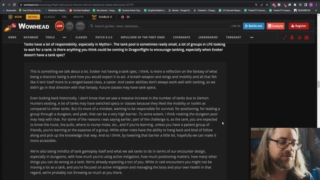 Ion on Mythic+ Dungeons and Tanks in Dragonflight смотреть онлайн