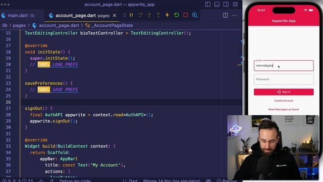 Flutter Authentication Tutorial with Appwrite Backend смотреть онлайн