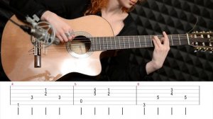 Нина Якименко и SIGMA CMC-6E (разбор While My Guitar Gently Weeps)