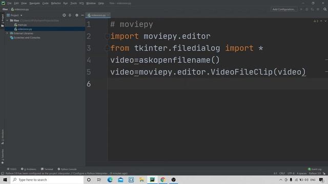 Convert Video into Audio using Python | Python Project | Video Editor | Python Video Editor | Pytho смотреть онлайн