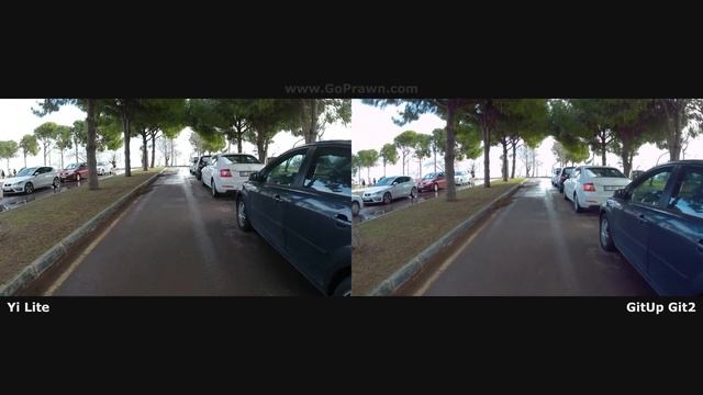 Yi Lite vs GitUp Git2 side by side. EIS test. смотреть онлайн