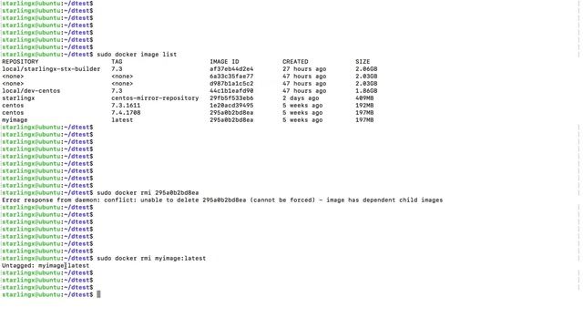 Docker Can't delete Image with children смотреть онлайн
