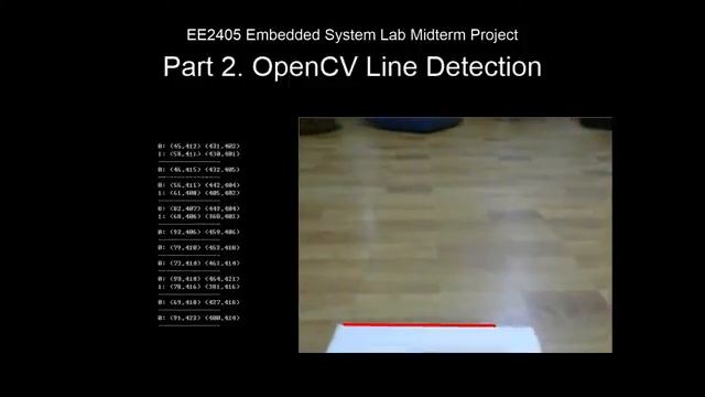 OpenCV Line Detection - Embedded System Lab Midterm Project смотреть онлайн