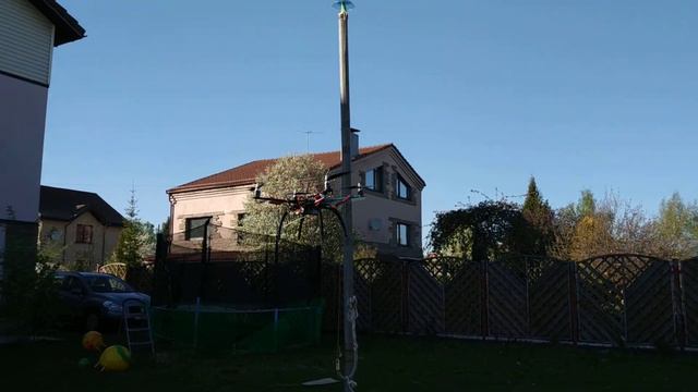 Запуск коптера после настройки регуляторов. смотреть онлайн