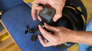 Крепление экшен камеры для шлема