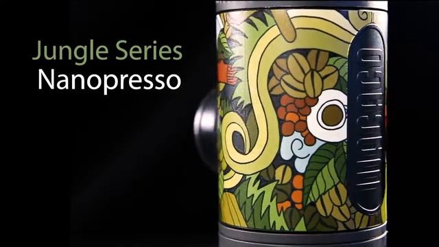 Ручная мини-кофемашина Wacaco Nanopresso Grey Jungle с чехлом смотреть онлайн