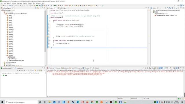 Java Raw Types - Raw Type Kullanmayın! смотреть онлайн