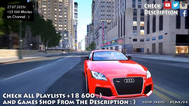 2010 Audi TT RS v3 0 - GTA IV ENB - 2.7K / 1440p ! _REVIEW смотреть онлайн