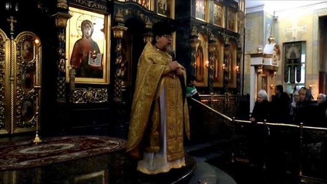 Проповедь иерея Константина Корепанова на Божественной литургии 17.12.23 смотреть онлайн