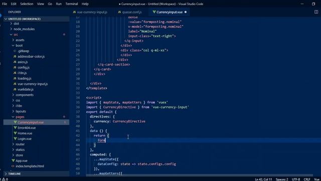Currency Input Field on Vue.js + Quasar Framework смотреть онлайн