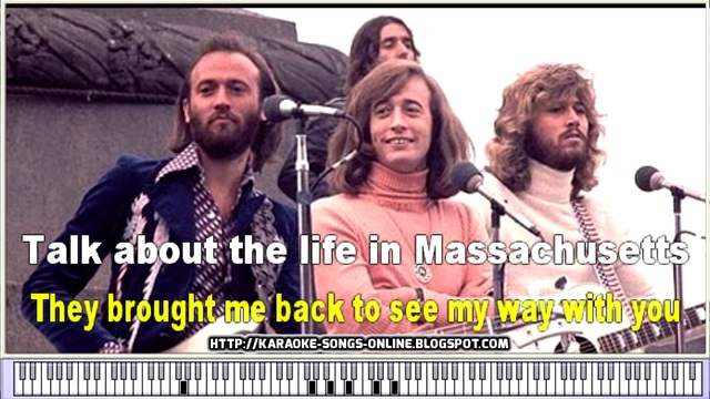 Massachusetts-Karaoke - Song Karaoke Video The Bee Gees Maurice Gibb,Robin Gibb,Barry Gibb смотреть онлайн
