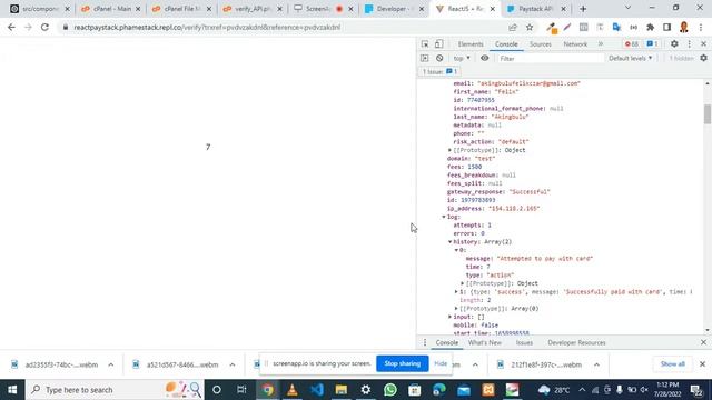 Integrate Paystack API into your react app to accept payment- payment verification API -PART 9 смотреть онлайн