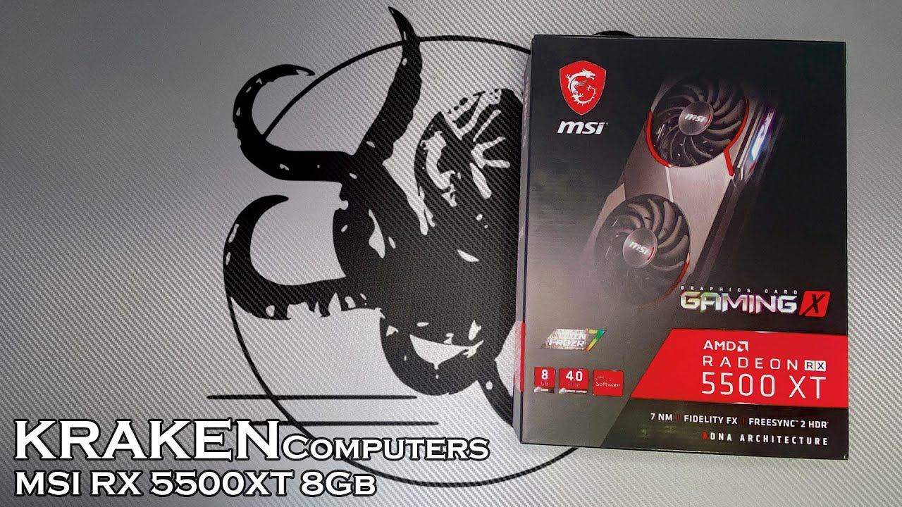 РАСПАКОВКА Radeon RX 5500 XT GAMING X 8Gb | ВИДЕОКАРТА ОТ MSI
