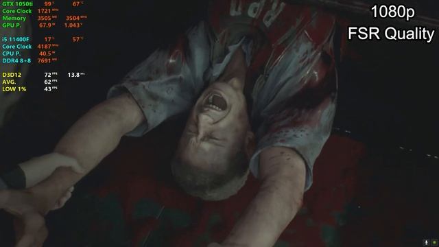 Resident Evil 2 Remake AMD FSR Test - GTX 1050ti + i5 11400F смотреть онлайн