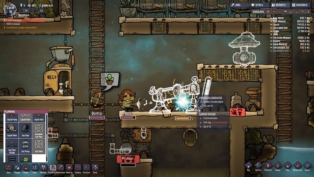 Oxygen Not Included прохождение - Добыть кислород, энергия водорода #5 смотреть онлайн