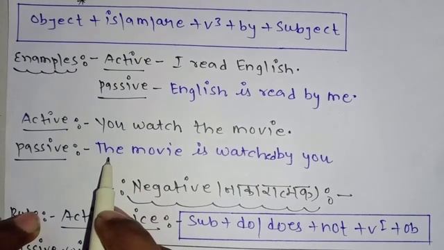 Part-1/Present Indefinite Tense||Changing Active Voice into Passive Voice ||voice in English Gramma смотреть онлайн