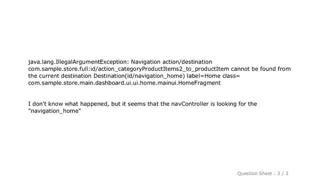 Android : Navigation Component Kotlin - Cannot Be Found From The Current Destination