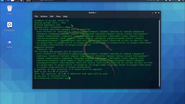 Install Vlc Media Player in Kali Linux | #hacking #tech | kidnapshadow смотреть онлайн