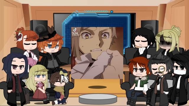 Port Mafia react to Dazai/part 1/read description смотреть онлайн
