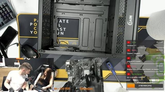 Пересборка компьютера за конкурентами | сборка пк | кабель менеджмент смотреть онлайн