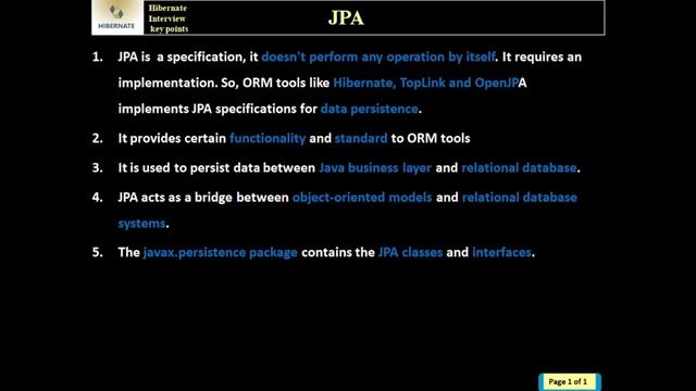 HB07. JPA - Java Persistence API смотреть онлайн