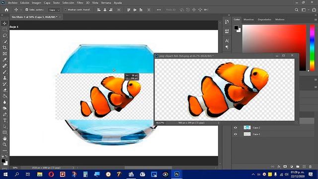 Poner imagen sobre otra capa o no se puede pasar esta bloqueada Photoshop CC смотреть онлайн