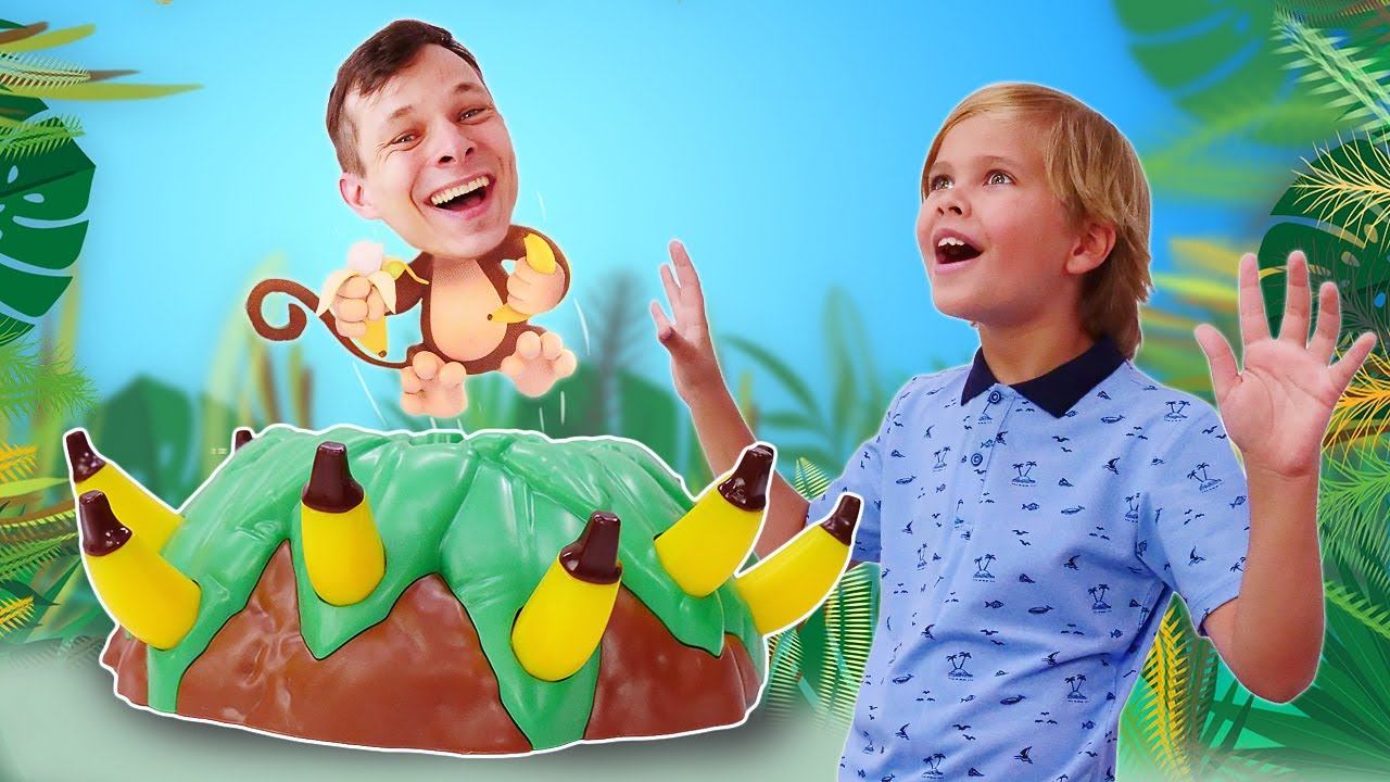 Крутые настолки для мальчиков: Банановый бум и Злой собакен - Игры в игрушки для детей смотреть онлайн