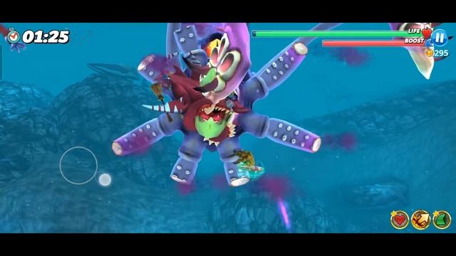 Buzz Helicoprion Shark vs Colossal Squid Boss | Hungry Shark World | @dragonheartgaming123 смотреть онлайн