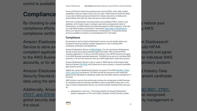 Use Amazon Elasticsearch Service to Log and Monitor (Almost) Everything. AGPIAL Audiobook смотреть онлайн