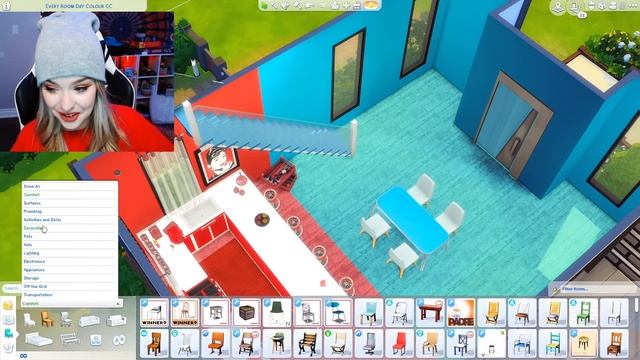 *CC ONLY* Every Room is a Different Colour ? SIMS 4 CUSTOM CONTENT BUILD CHALLENGE ? смотреть онлайн