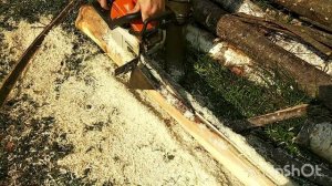 Своими руками Бюджетная Пилорама из  Бензопилы Штиль  180, часть 1