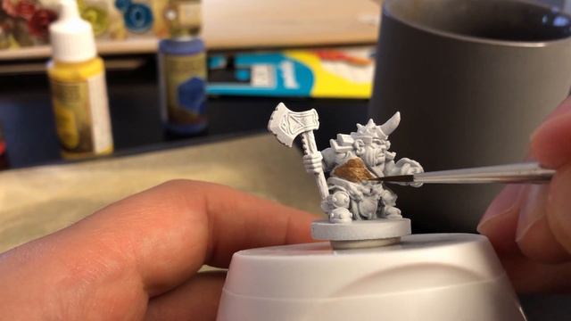 Figure Painting - Runebound Corbin