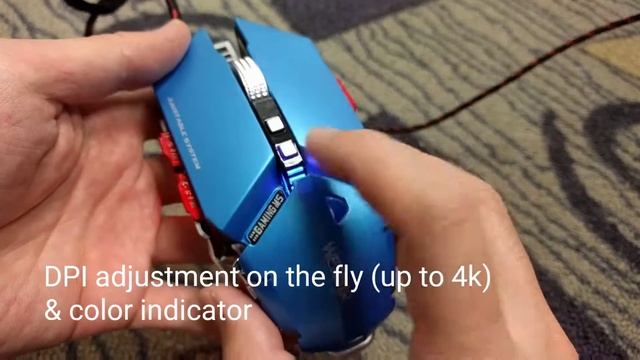 WESDAR Metal Gaming Mouse with 4000 DPI, 9 Buttons, X9-Bl смотреть онлайн