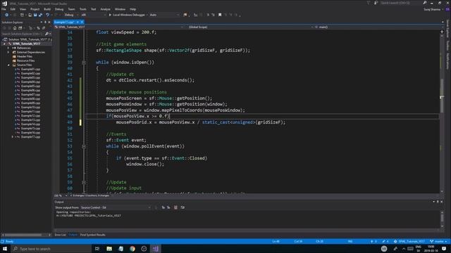 SFML C++ Tutorial 22 | Views, Grids, Tilemaps and Mouse positions! (PART 2) смотреть онлайн