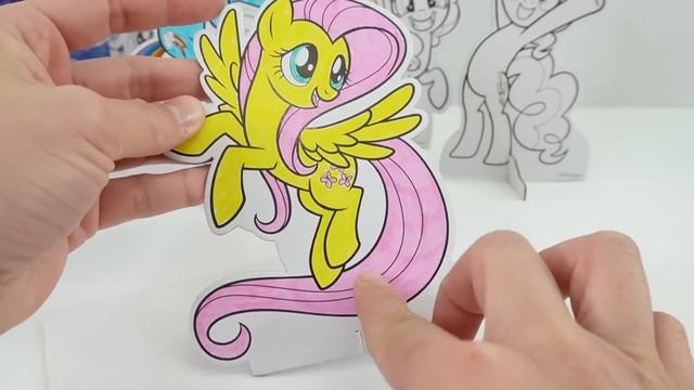 My Little Pony Mane 6 Pop-outz Coloring Activity Speedcoloring