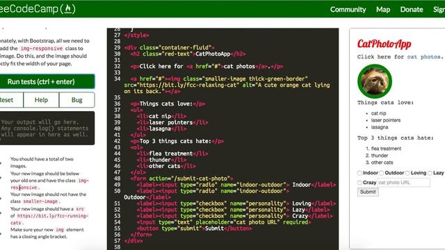 Free Code Camp: Front End Libraries Certificate - (Bootstrap: Part 1) смотреть онлайн